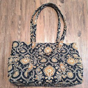 Vera Bradley Cafe Latte Large Tote Overnight Bag